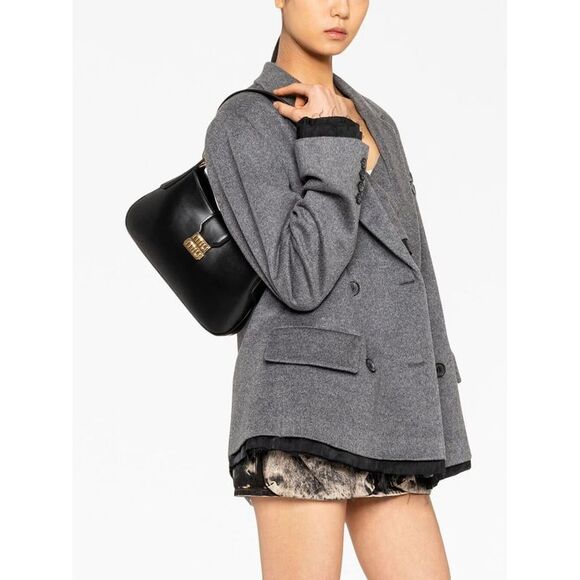 MIU MIU LEATHER SHOULDER BAG - Picture 3 of 7